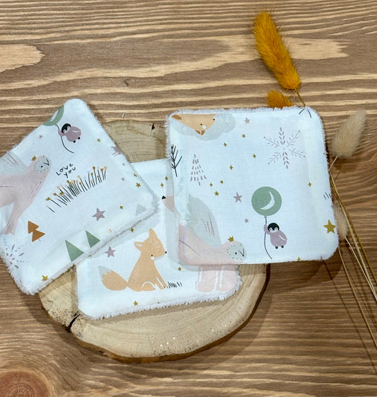 Cotons lavables (lot de 3)